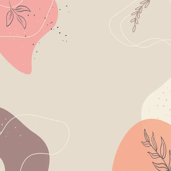 Abstrakter floraler Hintergrund, tolles Design für jeden Zweck. Herbstlandschaft. Frühling florale Vektorillustration. Kunst Hintergrundvorlage Element. — Stockvektor