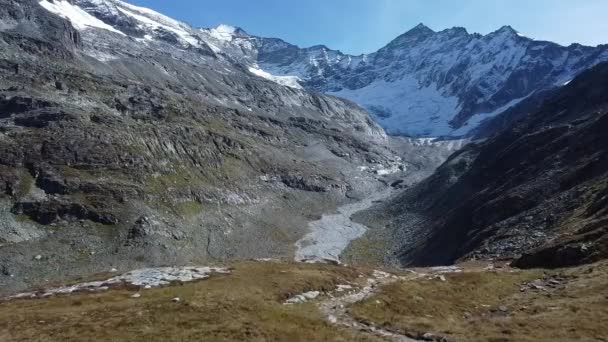 Een Indrukwekkende Excursie Bestemming Voor Wandelaars Weisee Glacier World Oostenrijk — Stockvideo