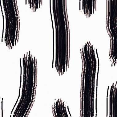 Darbeleri kuru bir fırçayla uygula. Beyaz arkaplanda mürekkep lekeleri