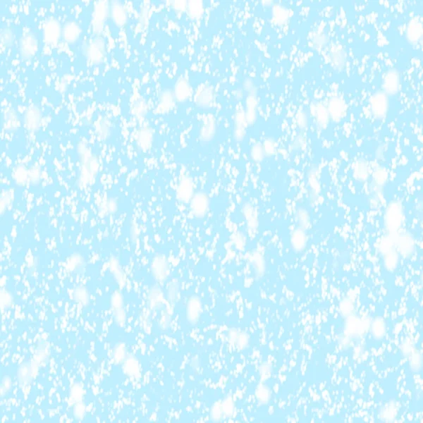 Sfondo Bambini Con Neve Sfondo Blu — Foto Stock