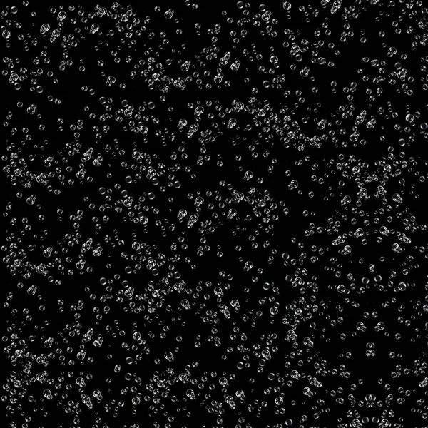 Lots Soap Bubbles Black Background — стоковое фото