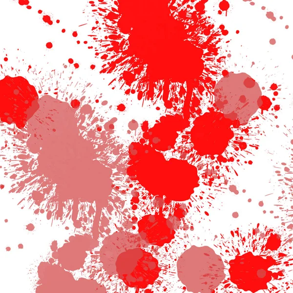 Red Spot Watercolor Watercolor Paint Stain Blots Red Blots Paint — Fotografia de Stock