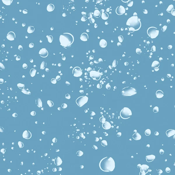 Water Droplets Plane Glass Bubbles Water Condensate Balls Water Air — Foto Stock