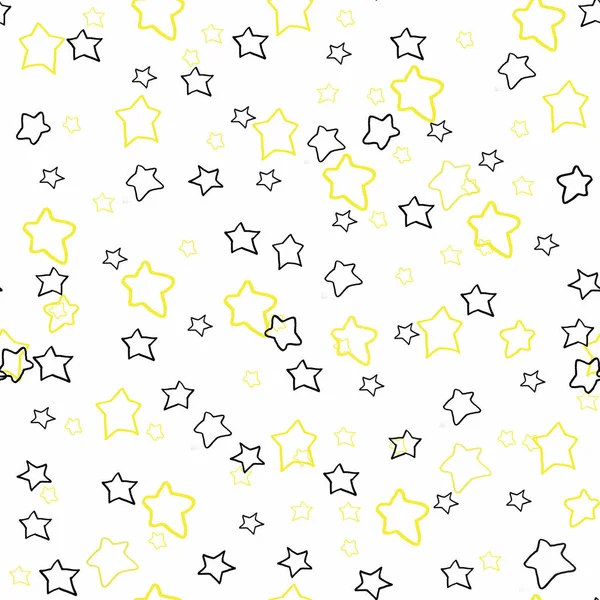 Seamless Pattern Stars Black White Simple Pattern Festive Pattern Stars — Stock Fotó