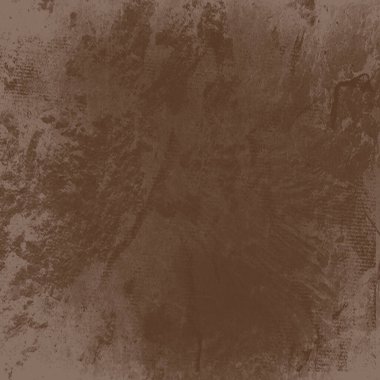 Karanlık duvar arkaplanı. Soyut bir paketin önünde boş bir işyeri. Kahverengi arka plan tozlu. Eski fiyat, çimento veya alçı dokusu. İç..