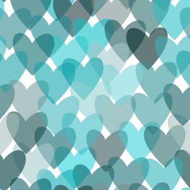 Soyut suluboya kırmızı, kalp şeklinde arka plan. Aşk konsepti, Sevgililer Günü tebrik kartı. Sevgililer Günü. Bir tatil kartı. Mavi kalpler.