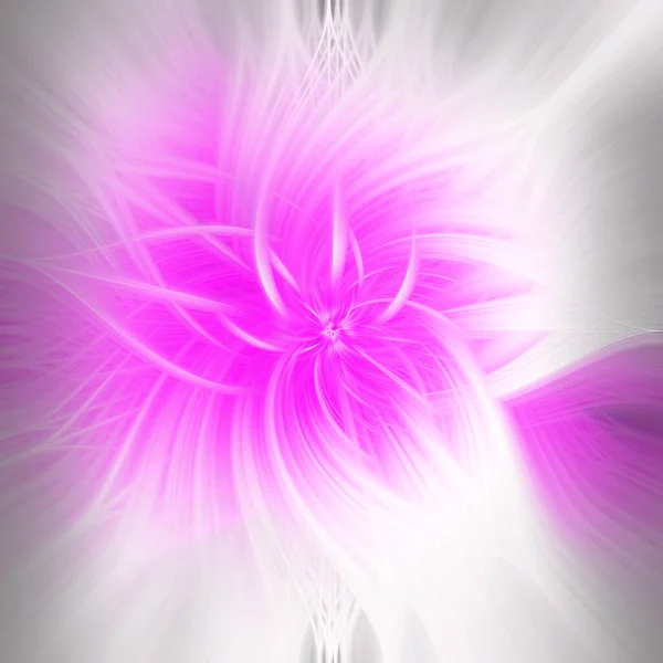 Fond Coloré Abstrait Avec Une Fleur Illustration Abstraite Fleur Lumineuse — Photo