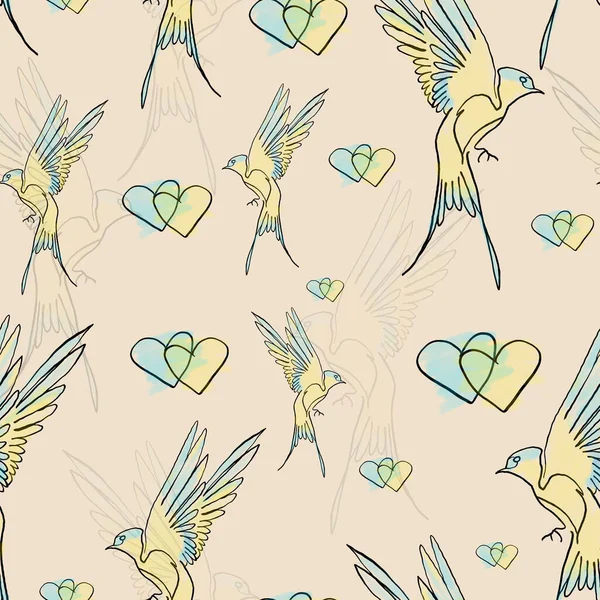 Butterfly Seamless Repeat Pattern Design Background Random Colorful Butterfly Silhouette — 스톡 사진