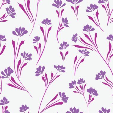 Çiçekli, büyük, pürüzsüz desen. Yapraklı ve çiçekli desen