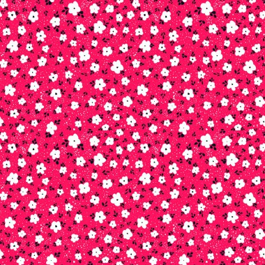 Çiçekli, büyük, pürüzsüz desen. Yapraklı ve çiçekli desen