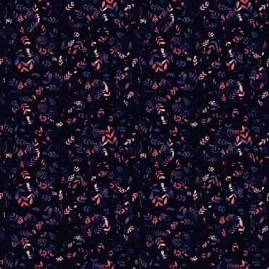 Çiçekli, büyük, pürüzsüz desen. Yapraklı ve çiçekli desen