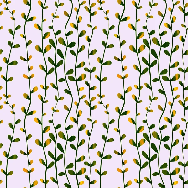 Çiçekli Büyük Pürüzsüz Desen Yapraklı Çiçekli Desen — Stok fotoğraf