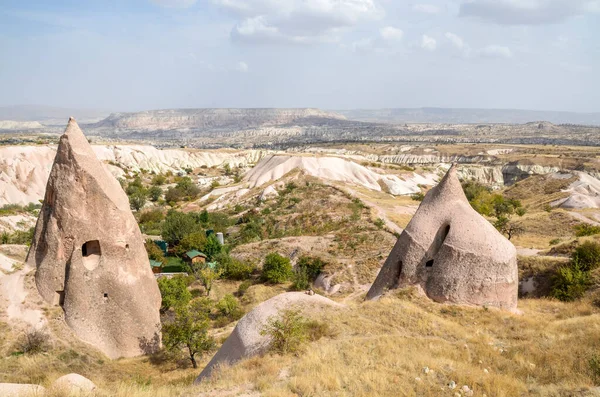 Einzigartige Majestätische Geologische Felsformationen Kappadokien Türkei — Stockfoto