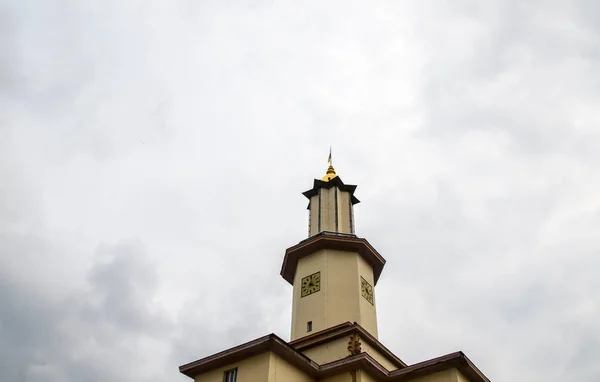 Tower Városháza Épület Art Deco Stílusban Történelmi Központjában Ivano Frankivsk — Stock Fotó