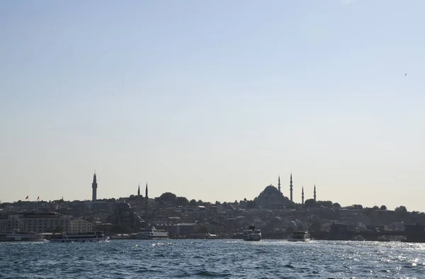 Istanbul Turkey August 2015 Suleymaniye Mosque Yeni Cami Нова Мечеть — стокове фото