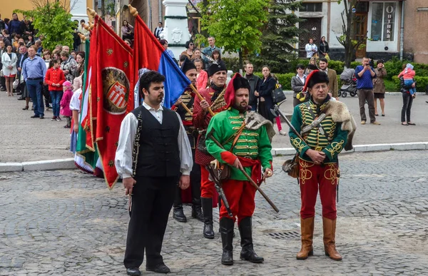 Berezhany Ucraina Maggio 2016 Festival Storico Ungherese Ferenc Fest Berezhany — Foto Stock