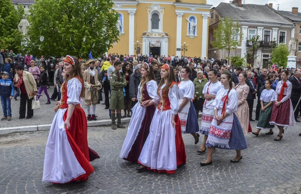 Berezhany Ukraine Mayis 2016 Macaristan Tarihi Festivali Ferenc Fest Berezhany — Stok fotoğraf