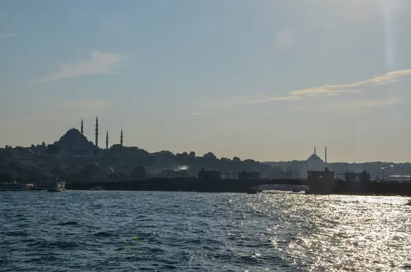 Istanbul Turkey August 2015 Suleymaniye Mosque Yeni Cami Нова Мечеть — стокове фото