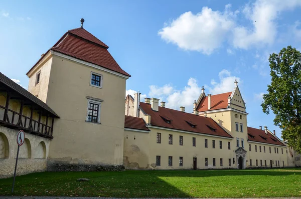 Castelo Antigo Centro Histórico Zhovkva Região Lviv Oeste Ucrânia — Fotografia de Stock