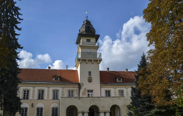 Municipio Dell Antica Città Reale Zhovkva Una Delle Decorazioni Del — Foto Stock