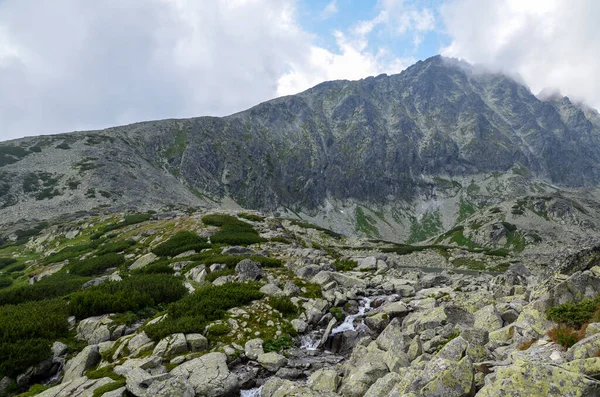 Najwyższy Szczyt Karpat Gerlachov Peak Gerlachovsky Stit Wysokie Tatry Słowacja — Zdjęcie stockowe