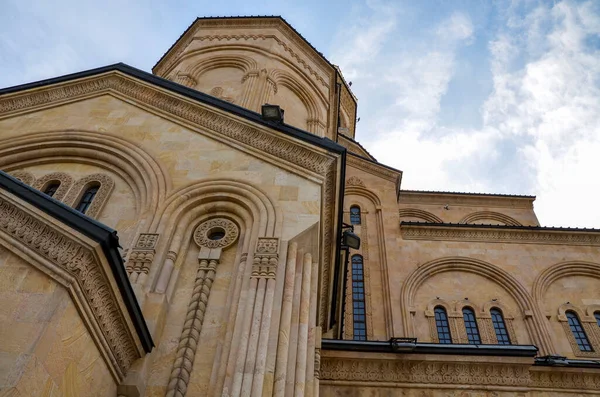 Katedra Trójcy Świętej Tbilisi Znana Również Jako Sameba Jest Główną — Zdjęcie stockowe