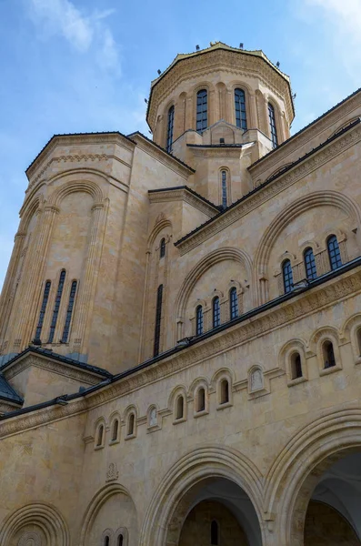 Katedra Trójcy Świętej Tbilisi Znana Również Jako Sameba Jest Główną — Zdjęcie stockowe