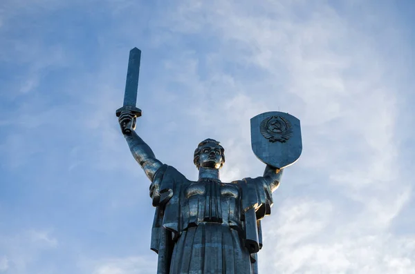 Kyiv Ucrania Marzo 2021 Estatua Del Monumento Madre Patria Kiev —  Fotos de Stock