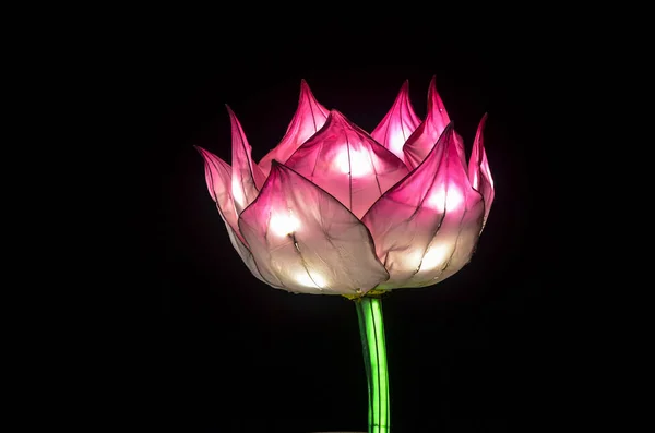 Traditionelle Lampen Vom Chinesischen Laternenfest Ehren Des Neuen Jahres Skulptur — Stockfoto