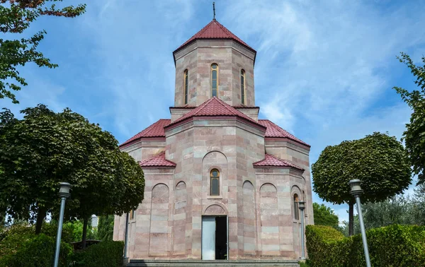 Tipica Chiesa Ortodossa Georgiana Situata Tbilisi Capitale Della Georgia Religione — Foto Stock