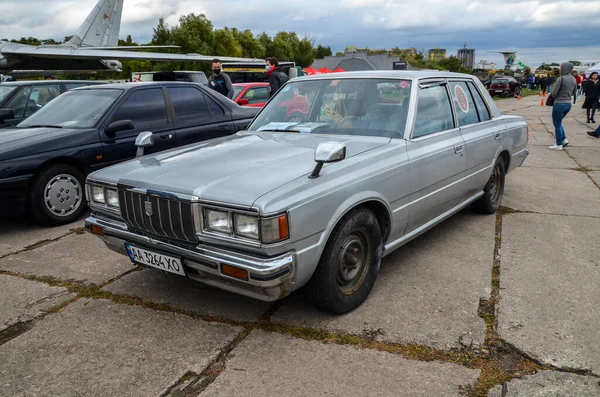 Kyiv Ukraine Wrzesień 2021 Toyota Crown 1980 Samochód Toyoty Który — Zdjęcie stockowe