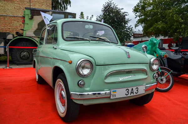 Kyiv Ukraine Septembre 2021 Zaz 965 Zaporozhets 1967 Première Voiture — Photo