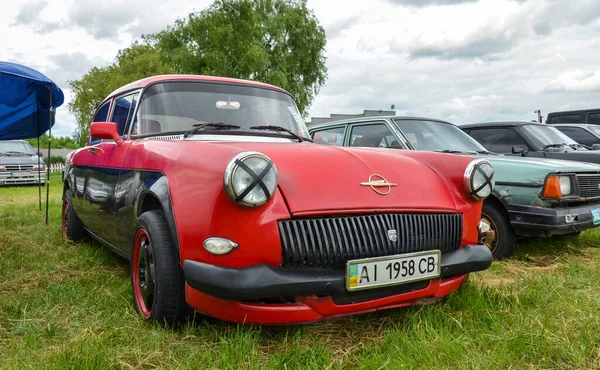 Kiew Ukraine Mai 2021 1957 Opel Olympia Rekord Mit Zweitüriger — Stockfoto