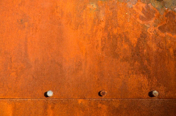 Grunge Rusty Metal Texture Rivets Background Space Text Image — 스톡 사진