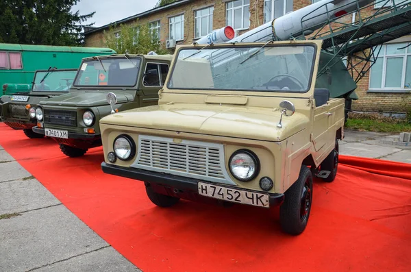 LuAZ-969A, manufactured in 1976, is a compact small SUV produced at the Lutsk Automobile Plant from 1975 to 1979, presented at Old Car Land festival in Kyiv