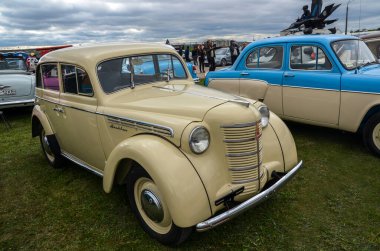Moskvich 401 small car with rear-wheel drive. The first mass car sold in the USSR for individual use. It is considered an upgrade of the Opel Kadett