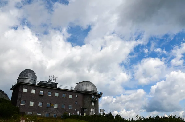 Osservatorio Stazione Meteorologica Presso Pleso Skalnate Alti Monti Tatra Slovacchia — Foto Stock