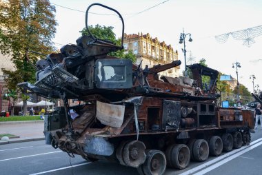 Rus orta menzilli uçaksavar füze sistemi Buk-M Ukrayna Silahlı Kuvvetleri tarafından imha edildi.