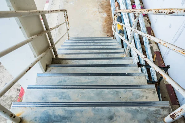 Leere Treppen Treppe Für Brandausgangstür Fabrik — Stockfoto
