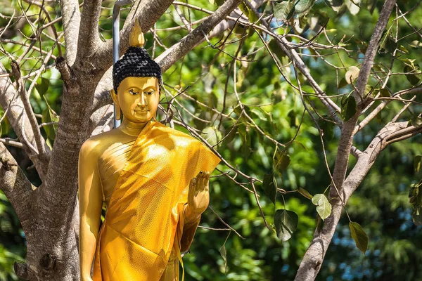 Lop Buri Tailandia Octubre 2021 Hermosa Estatua Oro Del Señor — Foto de Stock