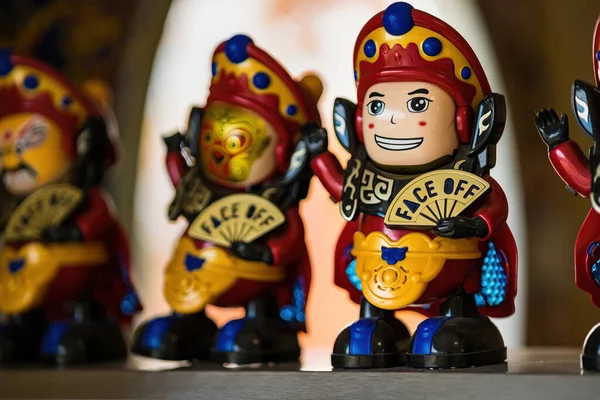 Bangkok, Tayland - 29 Aralık 2021: Çin geleneksel ulusal oyuncakları Bangkok, Tayland.