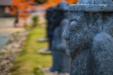 Dol hareubang kaya heykeli.