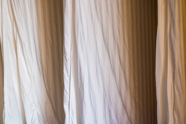 Постельное Белье Сухое Веревке — стоковое фото