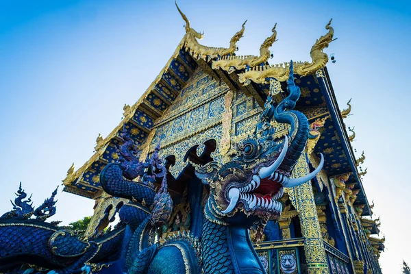 Chiang Rai Thaïlande Janvier 2022 Église Traditionnelle Thaïlandaise Est Art — Photo
