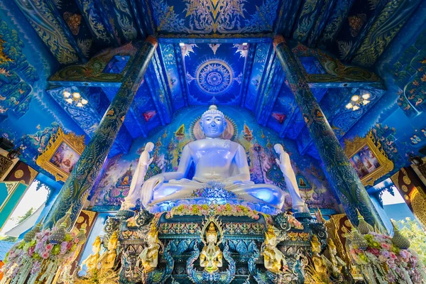 Chiang Rai Tailandia Enero 2022 Estatua Buda Muy Hermosa Capilla — Foto de Stock