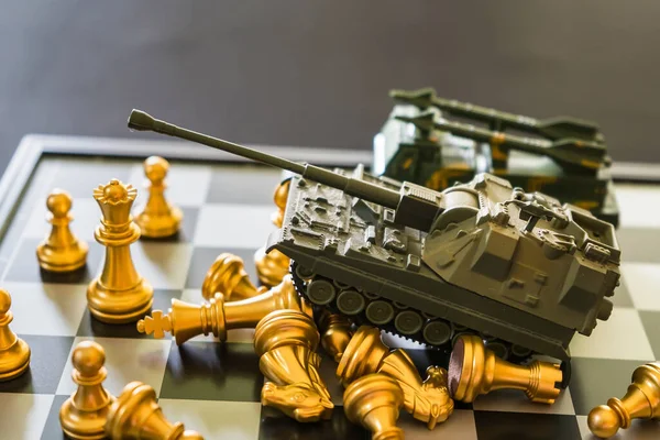 Bangkok Thailand March 2022 War Chessboard Russian War Concept — стокове фото