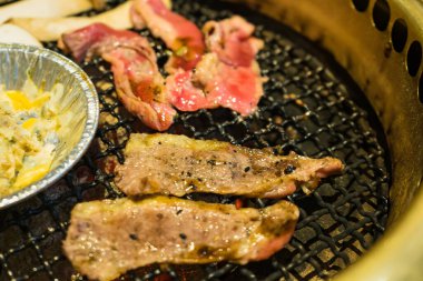 Japon Biftek Izgarası Ateş Mangalında