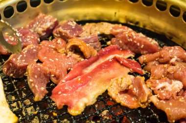 Japon Biftek Izgarası Ateş Mangalında