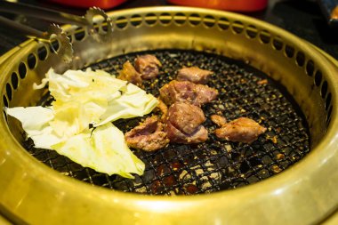 Japon Biftek Izgarası Ateş Mangalında