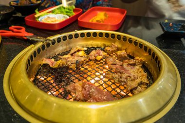 Japon Biftek Izgarası Ateş Mangalında